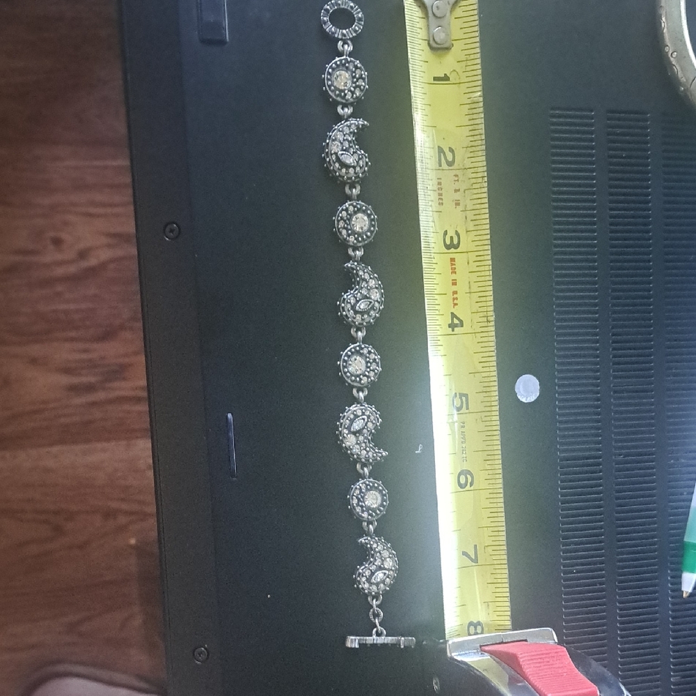 Patricia Locke Silvertone Bracelet